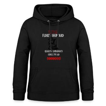 Viking Kattegat Flokis Werft Norse QuoteIvarTh - Frauen Hoodie - Schwarz - Vorne - AI Model Female 172 light (172cm)