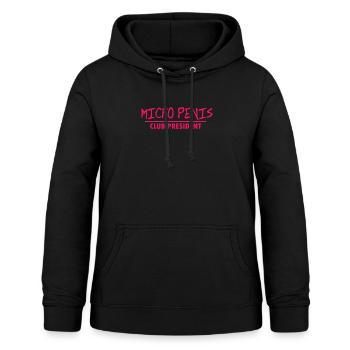 la plus petite bite du monde - Sweat à capuche Femme - noir - Devant - AI Model Female 172 light (172cm)