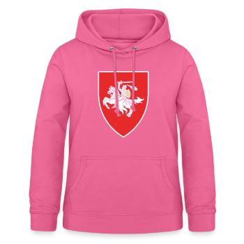 BElarus Pagonia Weißrussland Pahonja - Frauen Hoodie - Pink - Vorne - AI Model Female 172 light (172cm)