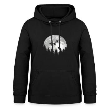 Drone Drone Drone pour les pilotes de drone - Sweat à capuche Femme - noir - Devant - AI Model Female 172 light (172cm)
