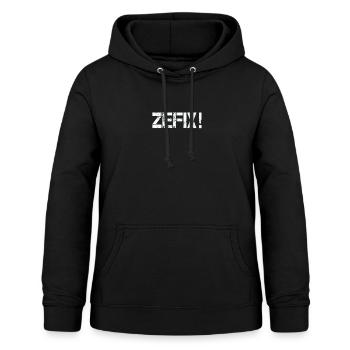 Zefix Bayern Geschenk Spruch Grantler - Frauen Hoodie - Schwarz - Vorne - AI Model Female 172 light (172cm)