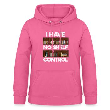 I have no shelf control Leser Bücherregal - Frauen Hoodie - Pink - Vorne - AI Model Female 172 light (172cm)