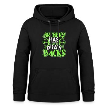 Archery - Archery and Bow Hunting - Frauen Hoodie - Schwarz - Vorne - AI Model Female 172 light (172cm)
