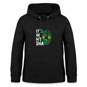 It's in my DNA Brasilien - Frauen Hoodie - Schwarz - Vorne - AI Model Female 172 light (172cm)