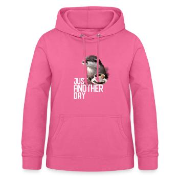 Funny Otter T-Shirt - Nur ein weiterer Tag für Otter - Frauen Hoodie - Pink - Vorne - AI Model Female 172 light (172cm)