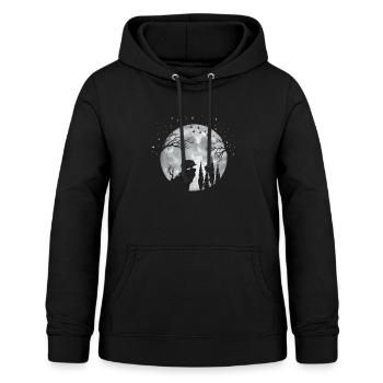 Igel - Frauen Hoodie - Schwarz - Vorne - AI Model Female 172 light (172cm)