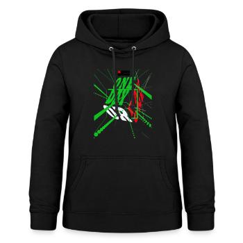 Ein Tag an dem Sie stolz sind - Frauen Hoodie - Schwarz - Vorne - AI Model Female 172 light (172cm)