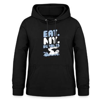 Nageurs nageurs - Sweat à capuche Femme - noir - Devant - AI Model Female 172 light (172cm)