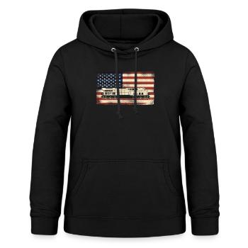 Freight Diesel Train Driver - Women's Hoodie - black - Front - AI Model Female 172 light (172cm)
