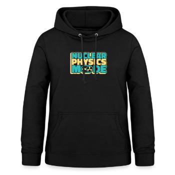 Physicien physicien - Sweat à capuche Femme - noir - Devant - AI Model Female 172 light (172cm)