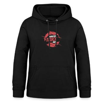Monster Truck Auto Trucks - Sweat à capuche Femme - noir - Devant - AI Model Female 172 light (172cm)