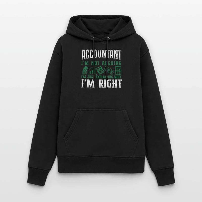 Comptable Comptable Comptable Comptabilité Sweat à capuche Femme