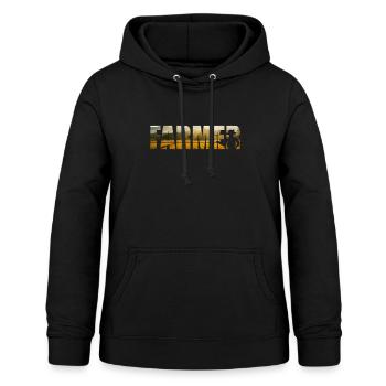 Farming Farmer Vintage Farmer - Frauen Hoodie - Schwarz - Vorne - AI Model Female 172 light (172cm)