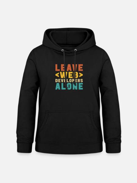 Web Developer Webdeveloper Web Developer - Women's Hoodie - black