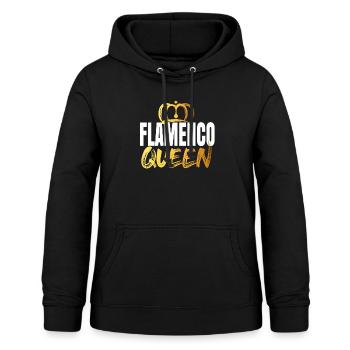 Flamenco - Sweat à capuche Femme - noir - Devant - AI Model Female 172 light (172cm)