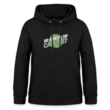 Cactus Garden Juicy - Women's Hoodie - black - Front - AI Model Female 172 light (172cm)