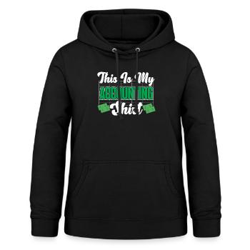 Comptable Teneur de livres Comptabilité - Sweat à capuche Femme - noir - Devant - AI Model Female 172 light (172cm)