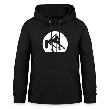 Pole Dance Pole Dancing Girl Pole Dance Pole Fitne - Sweat à capuche Femme - noir - Devant - AI Model Female 172 light (172cm)