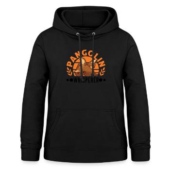 Pangolin Flüsterer Schuppentier - Frauen Hoodie - Schwarz - Vorne - AI Model Female 172 light (172cm)