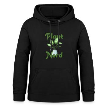 Plant Nerd Zimmerpflanze Plant Lover Dieffenbachie - Frauen Hoodie - Schwarz - Vorne - AI Model Female 172 light (172cm)