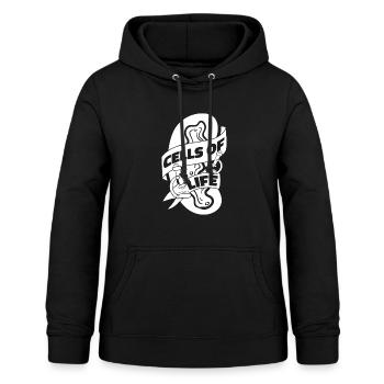 Biologie Biologe Zellen Molekularbiologe - Frauen Hoodie - Schwarz - Vorne - AI Model Female 172 light (172cm)