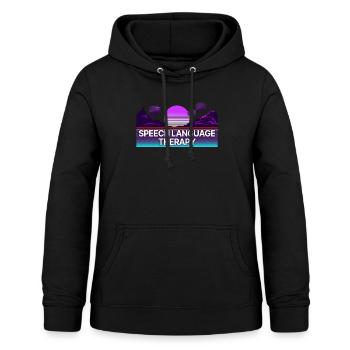 Speech Therapist Therapy Assistant - Frauen Hoodie - Schwarz - Vorne - AI Model Female 172 light (172cm)