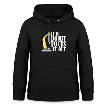 Biologie Biologe Mikroskop - Frauen Hoodie - Schwarz - Vorne - AI Model Female 172 light (172cm)