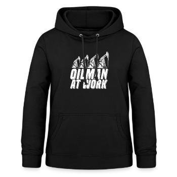 Ölfeld Bohrinsel Ölhändler - Frauen Hoodie - Schwarz - Vorne - AI Model Female 172 light (172cm)