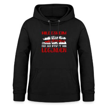 Hildesheim Der Geburtsort Von Legenden - Frauen Hoodie - Schwarz - Vorne - AI Model Female 172 light (172cm)