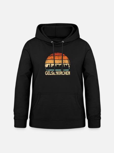Gelsenkirchen - Frauen Hoodie - Schwarz