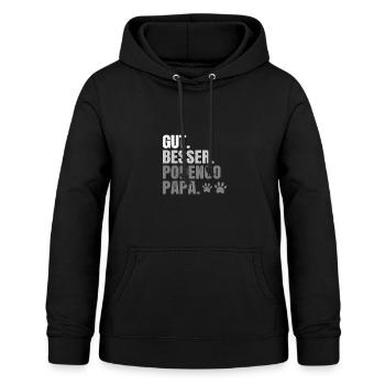 Podenco - Frauen Hoodie - Schwarz - Vorne - AI Model Female 172 light (172cm)