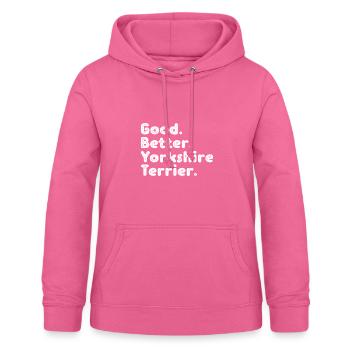 Yorkshire Terrier - Women's Hoodie - pink - Front - AI Model Female 172 light (172cm)