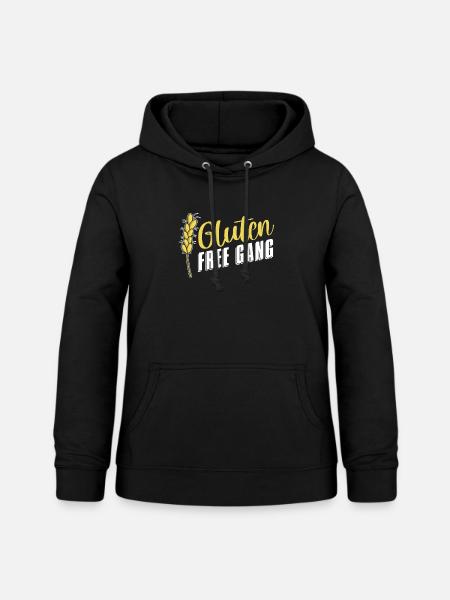 Glutenfrei - Frauen Hoodie - Schwarz