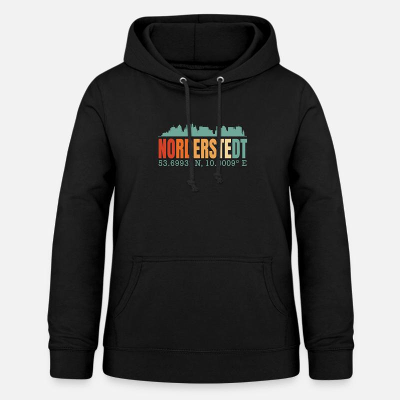 Norderstedt - Sudadera con capucha para mujer - negro
