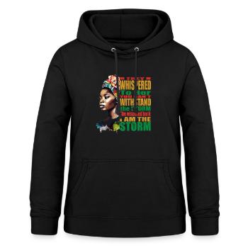 I Love My Roots Black Powerful History Month - Frauen Hoodie - Schwarz - Vorne - AI Model Female 172 light (172cm)