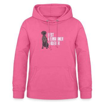 Weimaraner - Frauen Hoodie - Pink - Vorne - AI Model Female 172 light (172cm)