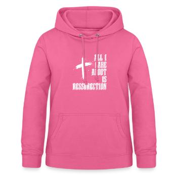 Christ Christentum Auferstehung - Frauen Hoodie - Pink - Vorne - AI Model Female 172 light (172cm)