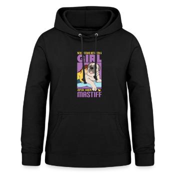 Mâtin - Sweat à capuche Femme - noir - Devant - AI Model Female 172 light (172cm)