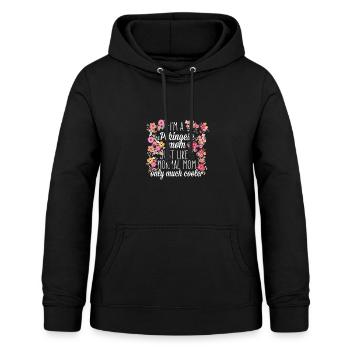 Maman de Pékin - Sweat à capuche Femme - noir - Devant - AI Model Female 172 light (172cm)
