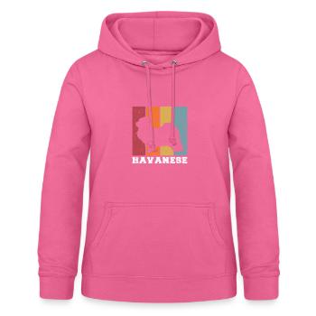 Havanais - Sweat à capuche Femme - rose - Devant - AI Model Female 172 light (172cm)
