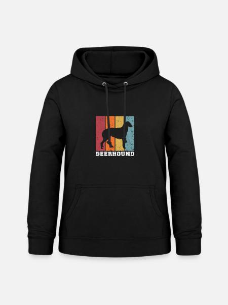 Deerhound - Frauen Hoodie - Schwarz