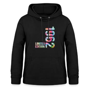 18 JAHRE 18. GEBURTSTAG LIMITED EDITION 1962 - Frauen Hoodie - Schwarz - Vorne - AI Model Female 172 light (172cm)