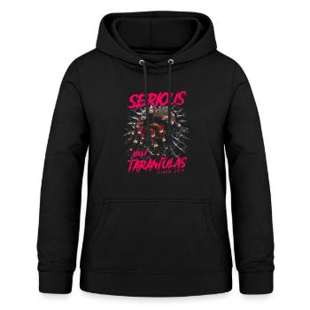 Serious About Tarentulas Pet Spider Né En 2017 - Sweat à capuche Femme - noir - Devant - AI Model Female 172 light (172cm)