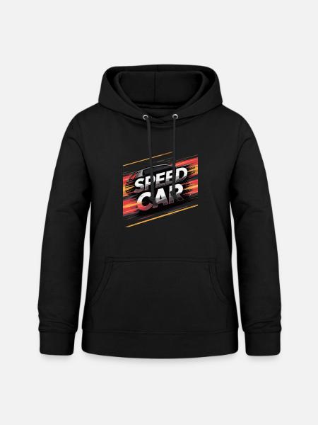 PERFORMANCE-AUTO - Frauen Hoodie - Schwarz