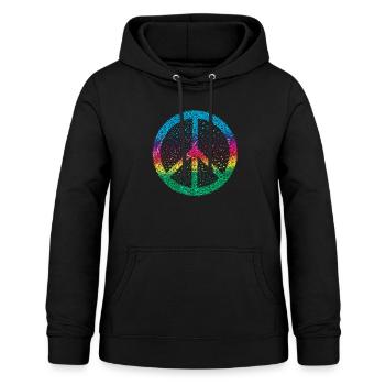 Peace Sign Peace - Women's Hoodie - black - Front - AI Model Female 172 light (172cm)