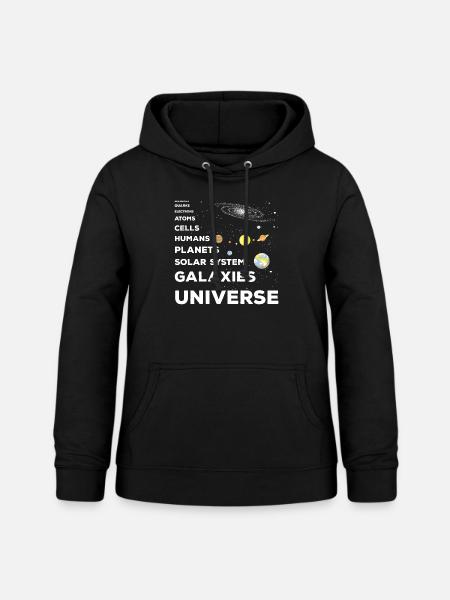Universum Physiker - Frauen Hoodie - Schwarz