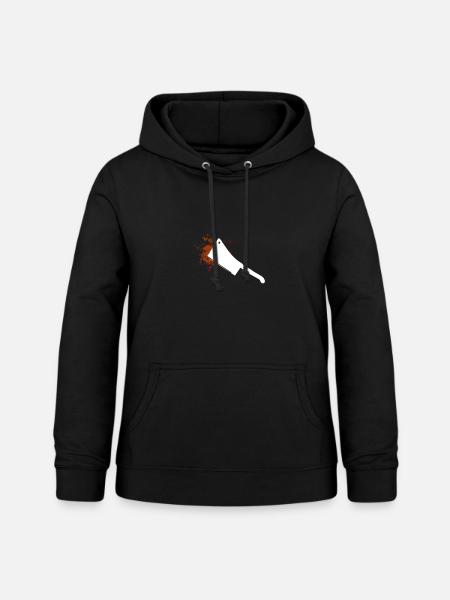blutiger Ork-Cleaver - Frauen Hoodie - Schwarz