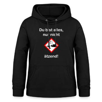 Ätzend Geschenk Chemie - Frauen Hoodie - Schwarz - Vorne - AI Model Female 172 light (172cm)