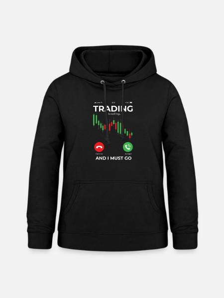 Day-Trading - Trading - Frauen Hoodie - Schwarz