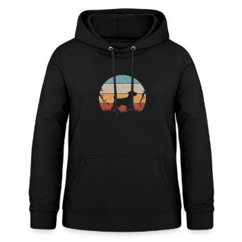 Jack Russel Terrier Hunde Hund Hundebesitzer - Frauen Hoodie - Schwarz - Vorne - AI Model Female 172 light (172cm)